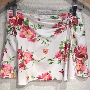 Small One Love Mini skirt Cute Floral fabric